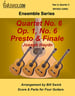 Bill Swick's Year 3, Quarter 3 - Advanced Ensembles for Quartets